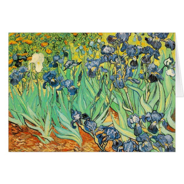 Cartão Van Gogh, Vincent van Gogh (Frente horizontal)