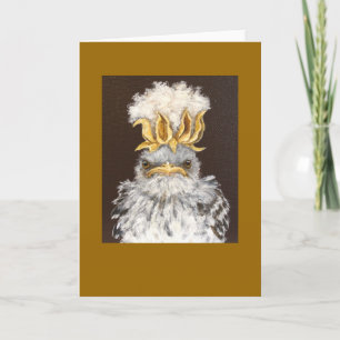 Cartão Van the ornernery baby mockingbird card
