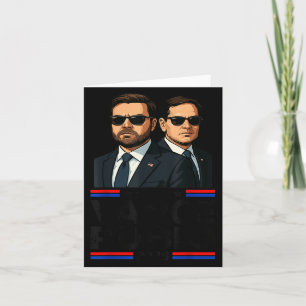 Cartão Vance Rubio 2028 J D Vance Marco Rubio Presidente 