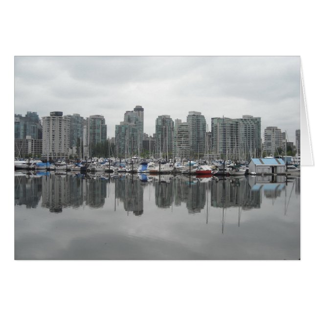 Cartão Vancouver, C.B. Canadá (Frente Horizontal)