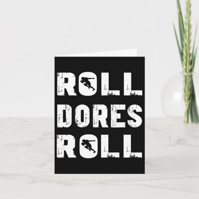 Cartão Vanderbilt Futebol Roll Dores Roll (Frente)