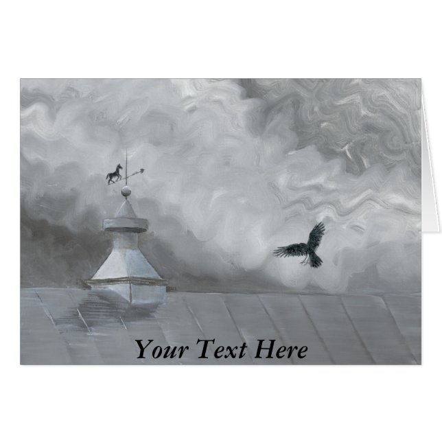 Cartão Vane Crow e Clima (Frente Horizontal)