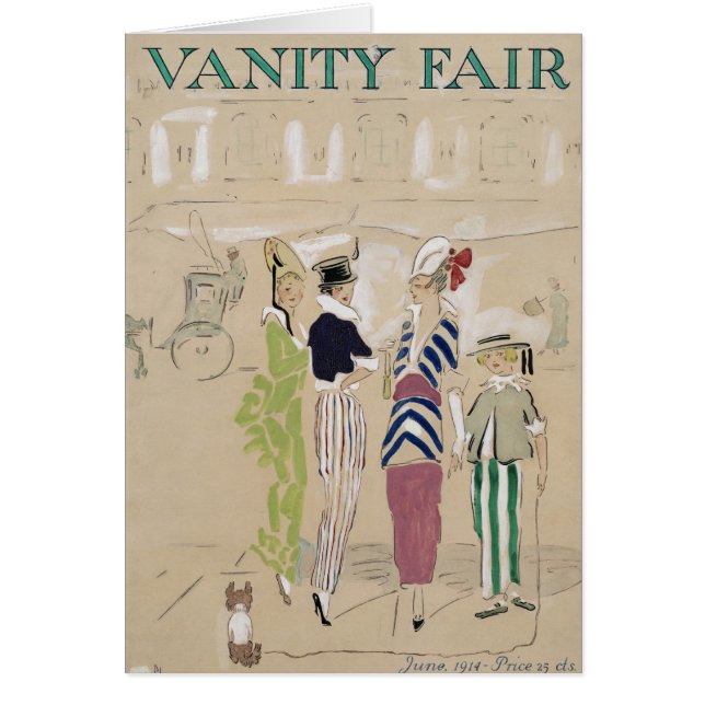 Cartão Vanity Fair 1914 (Frente)