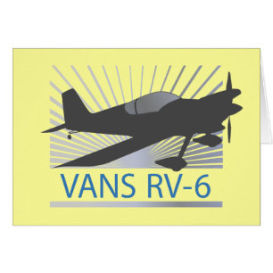 Cartão Vans RV-6