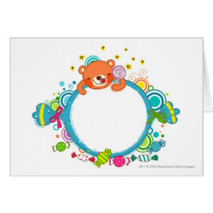 Cartão Variedade de doces