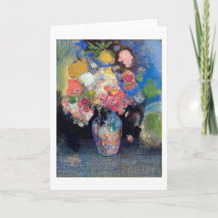 Cartão Vase das Flores, Redon