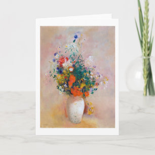 Cartão Vase das Flores, Redon