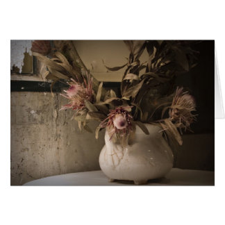 Cartão Vaso de flor