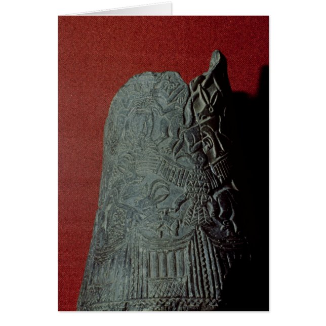Cartão Vaso, milênio de Uruk do ó BC (Frente)