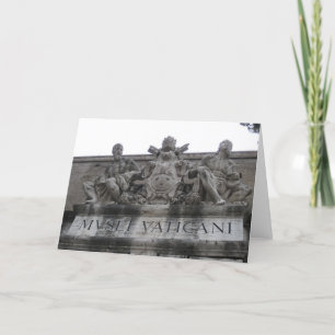 Cartão Vatican entrance greeting card