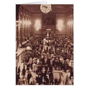 Cartão Vazio All Occasion da Estação Union Circa de 1950
