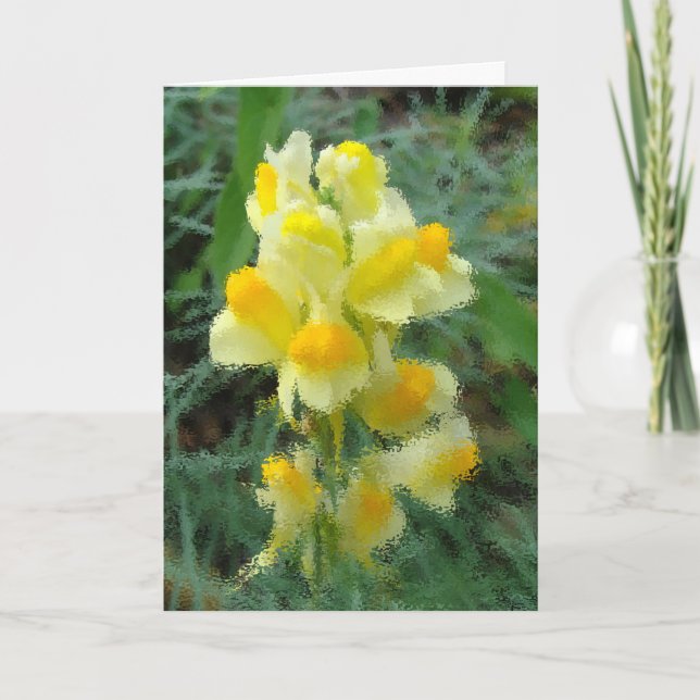 Cartão Vazio bem-vindo à placa Primavera (Frente)