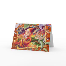 Cartão vazio da fantasia: Flauta mágica