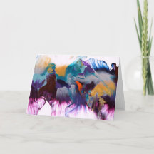 Cartão vazio da flor