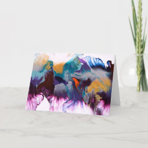 Cartão vazio da flor