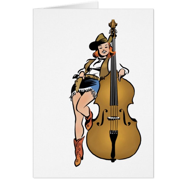 Cartão vazio da menina baixa (Frente)