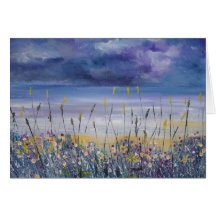 Cartão vazio da praia vazia