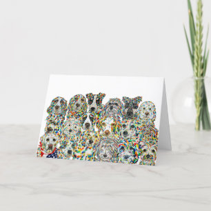 Cartão vazio de Cães Artísticos