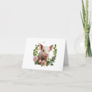 Cartão Vazio De Fora De Água Para Porcos (Piglet)