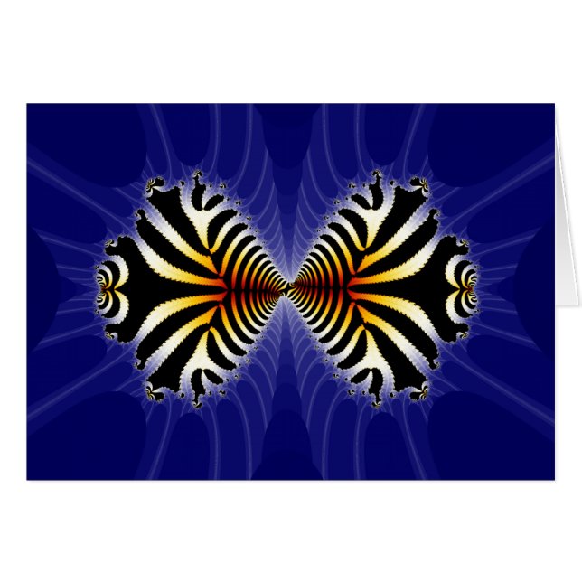 Cartão Vazio De Peixe De Beijo (Frente Horizontal)