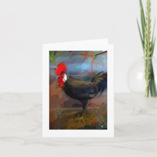 Cartão Vazio de Placa de Nota de Impressão de Arte de Gal