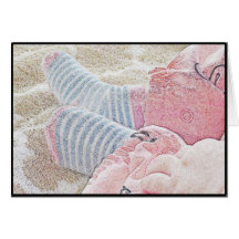 Cartão vazio do bebê