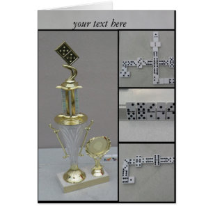 Cartão Vazio do dominó