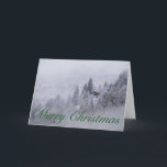 Cartão vazio do Feliz Natal suíço do inverno<br><div class="desc">Envie seus desejos para o Natal com estes cartões que caracterizam uma fotografia original dos relances capturados!</div>