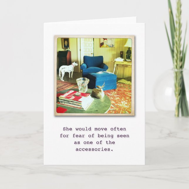 Cartão vazio do humor (Frente)