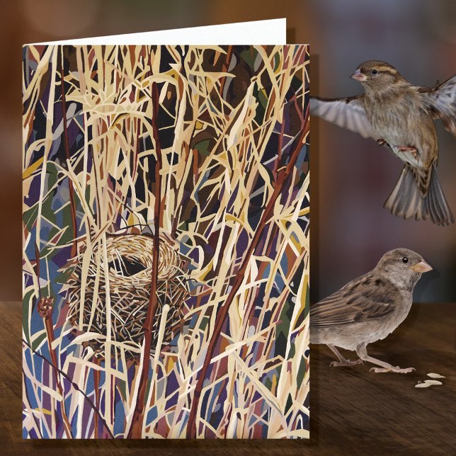 Cartão Vazio do Nest da Vida Selvagem (Criador carregado)