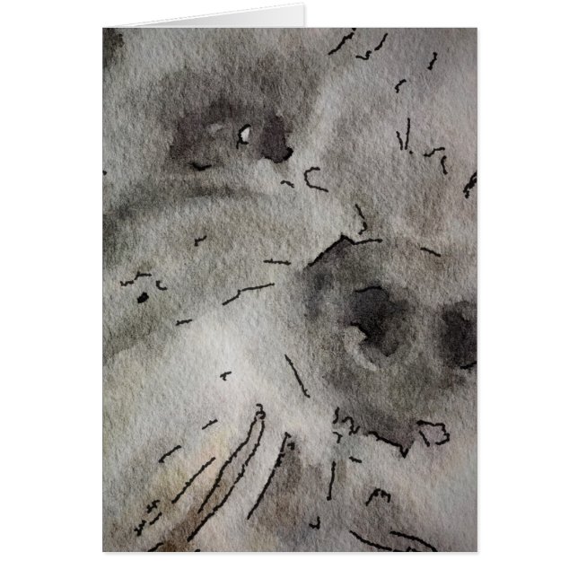 Cartão vazio do Schnauzer (Frente)