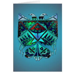 Cartão vazio dois Eagles