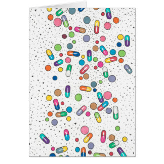 Cartão Vazio dos comprimidos