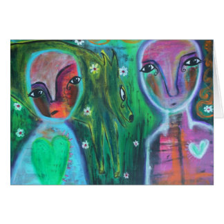 Cartão vazio dos dias felizes