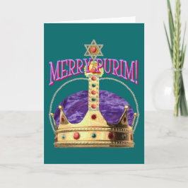 Cartão vazio feliz de Purim