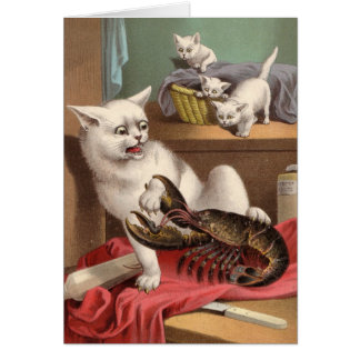 Cartão vazio - lagosta chocante!