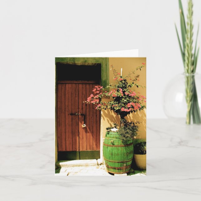 Cartão Vazio Notecard do Bougainvillea de Badolato (Frente)