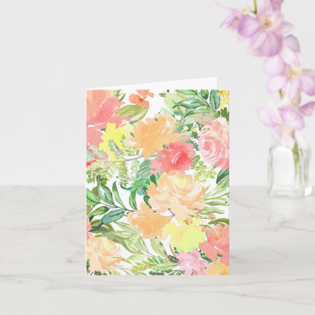 Cartão Vazio Pastel Summer Floward - Flor Suave (Orquídea)