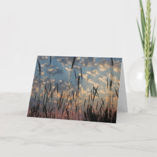 Cartão vazio - por do sol da ilha de Vancôver