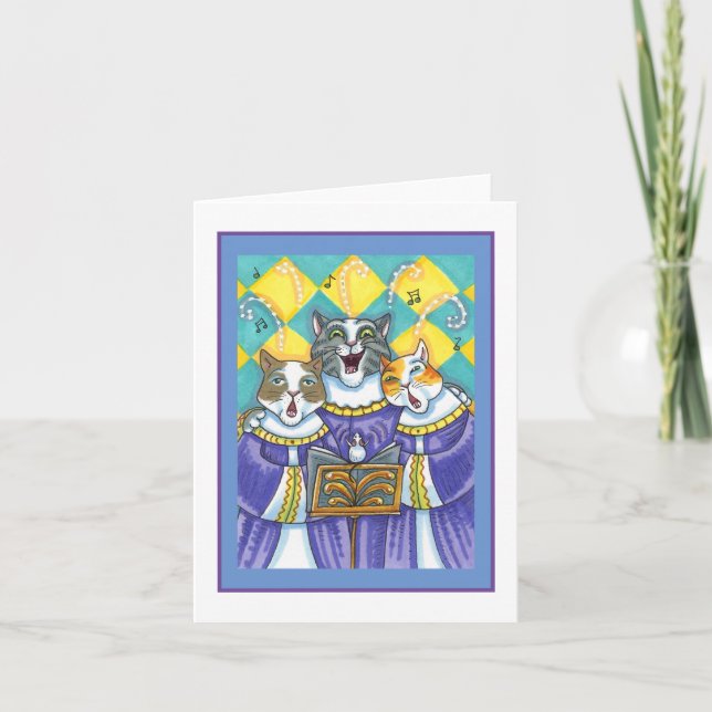 CARTÃO VAZIO XMAS CAROL XMAS CRESCENTE (Frente)