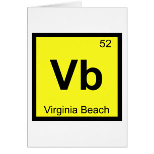 Cartão Vb - Tabela Periódica da Química da Cidade de Virg