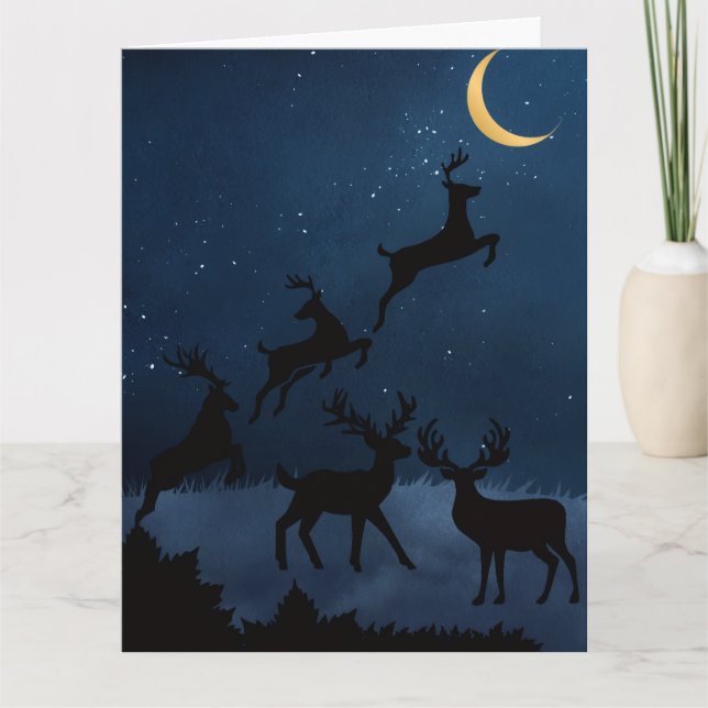 Cartão Veado-da-lua (Frente)