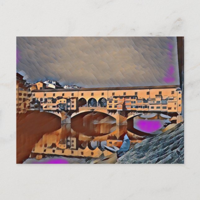 Cartão Vecchio De Ponte (Frente)