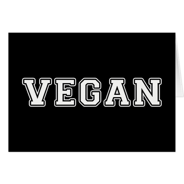 Cartão Vegan (Frente Horizontal)