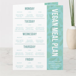 Cartão Vegan Meal Planner | Download da lista de Compro