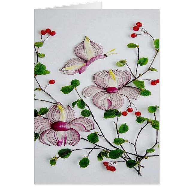 Cartão Veggie Art (Frente)