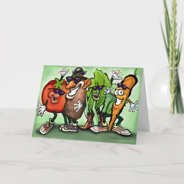 Cartão Veggie Gang (Frente)