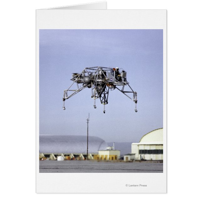 Cartão Veículo de investigação de aterrissagem solar em v (Frente)