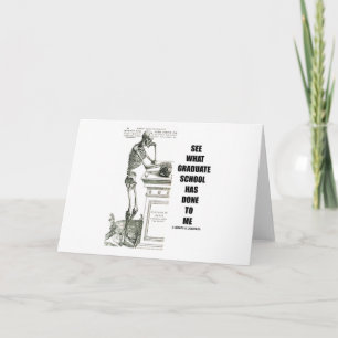 Cartão Veja O Que A Escola De Formandos Fez Comigo (Esque