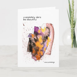 Cartão Veja os cumes completamente ousados com a Vazio de